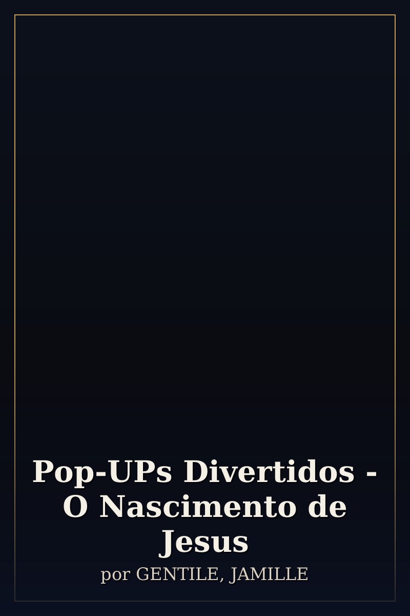Capa de Pop-UPs Divertidos - O Nascimento de Jesus