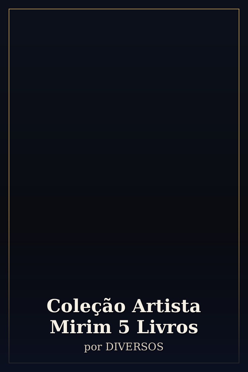 Capa de Coleção Artista Mirim 5 Livros
