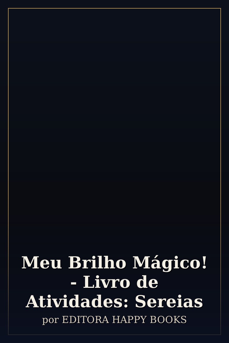 Capa de Meu Brilho Mágico! - Livro de Atividades: Sereias