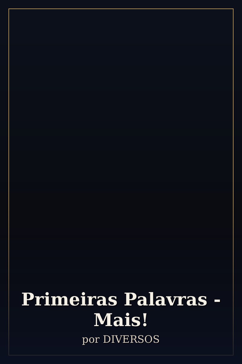 Capa de Primeiras Palavras - Mais!