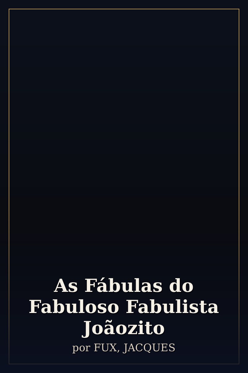 Capa de As Fábulas do Fabuloso Fabulista Joãozito
