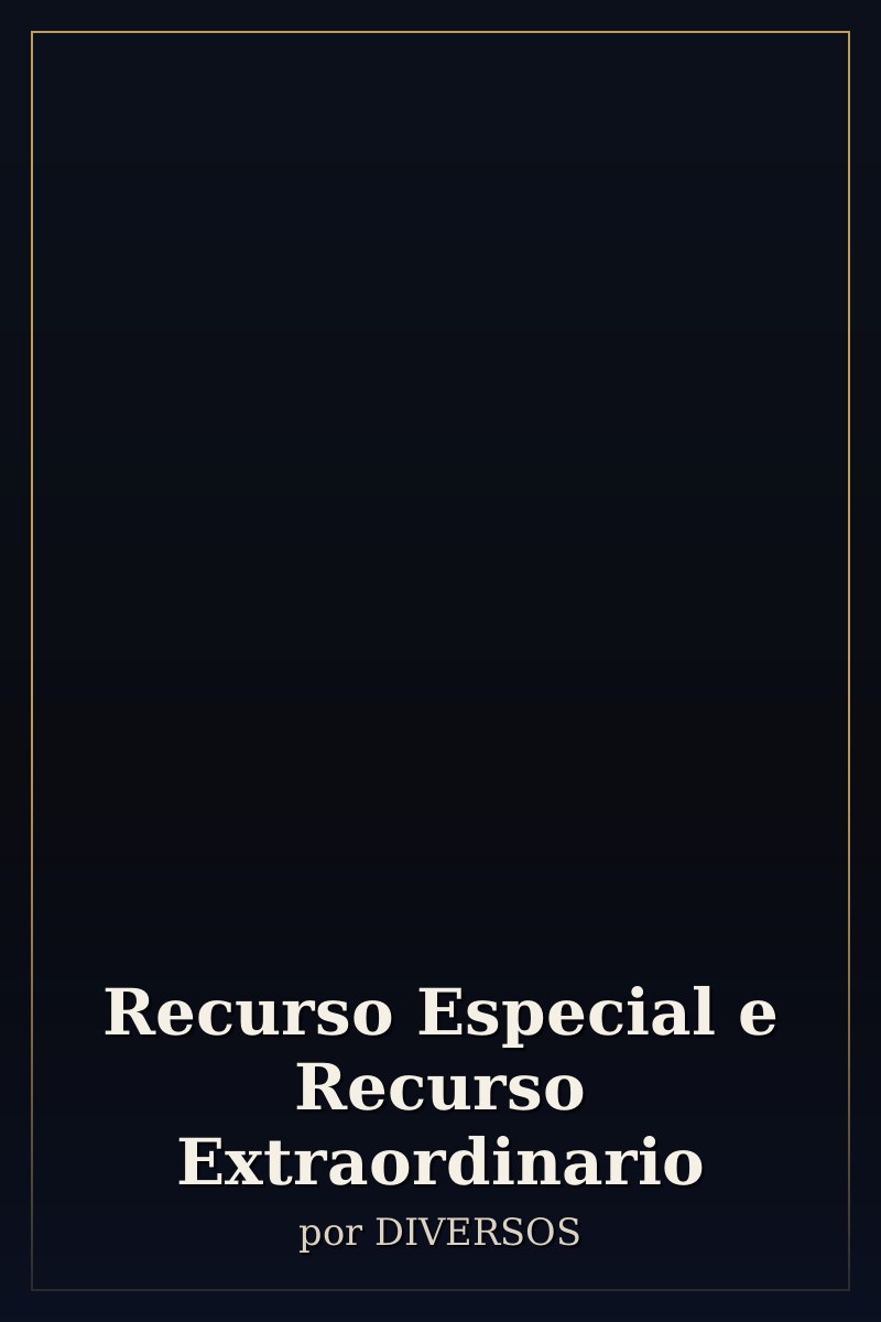 Capa de Recurso Especial e Recurso Extraordinario
