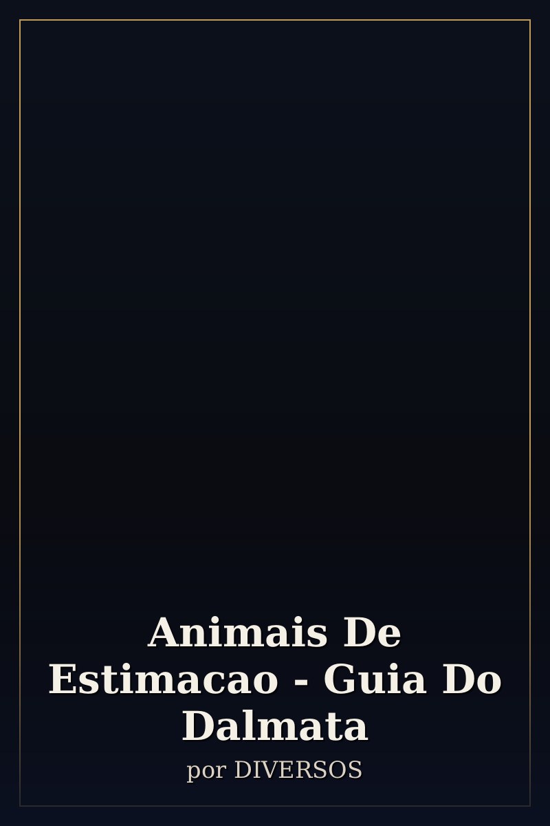 Capa de Animais De Estimacao - Guia Do Dalmata