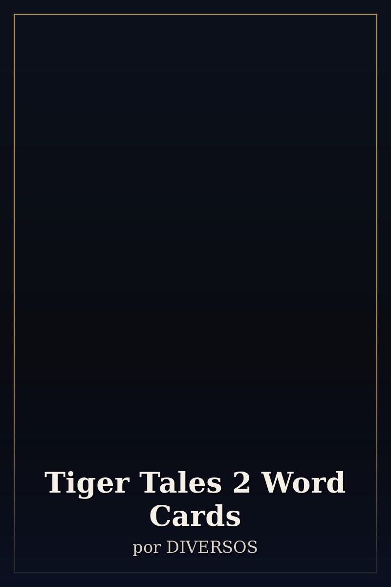 Capa de Tiger Tales 2 Word Cards