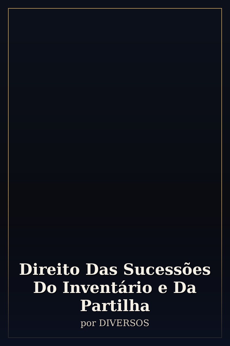Capa de Direito Das Sucessões Do Inventário e Da Partilha