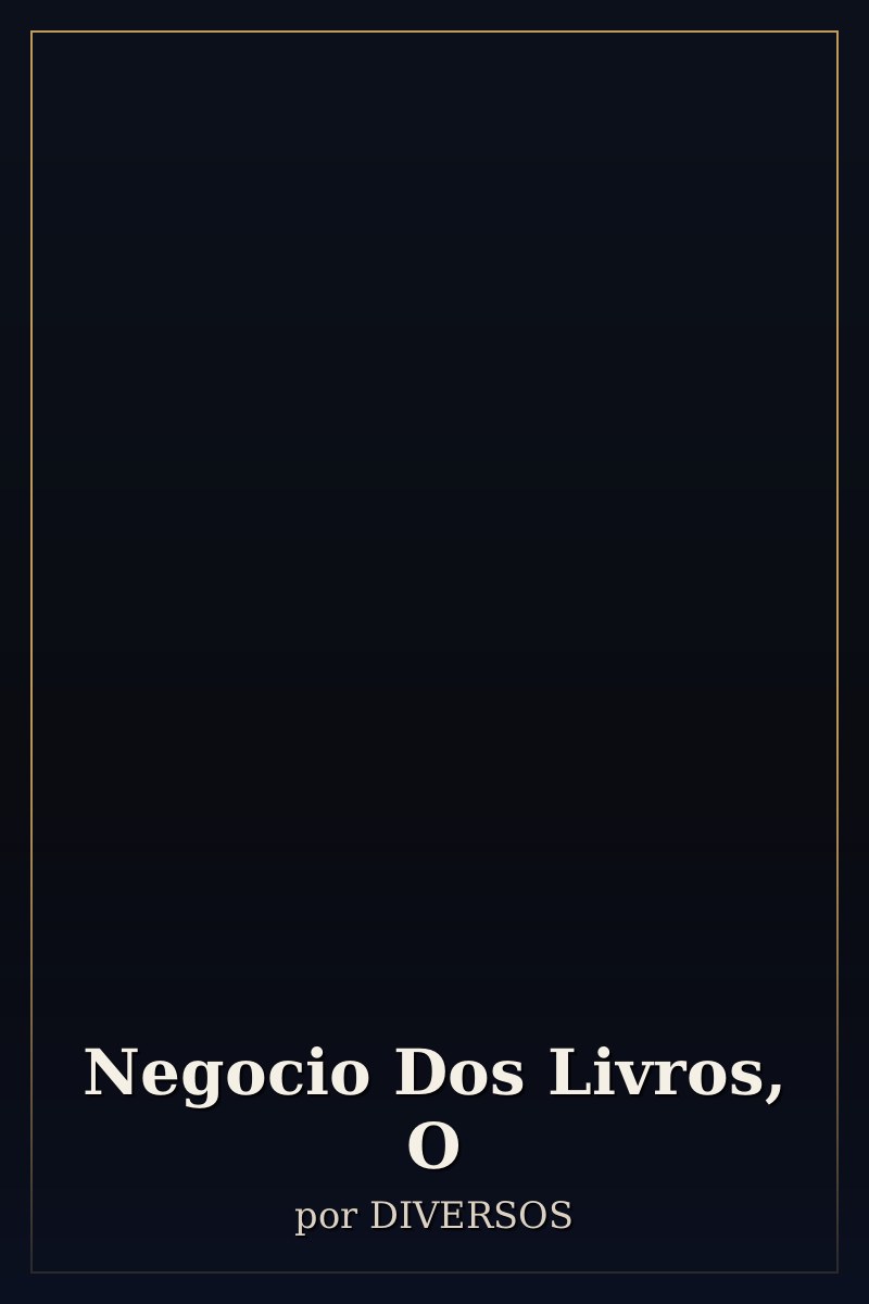 Capa de Negocio Dos Livros, O