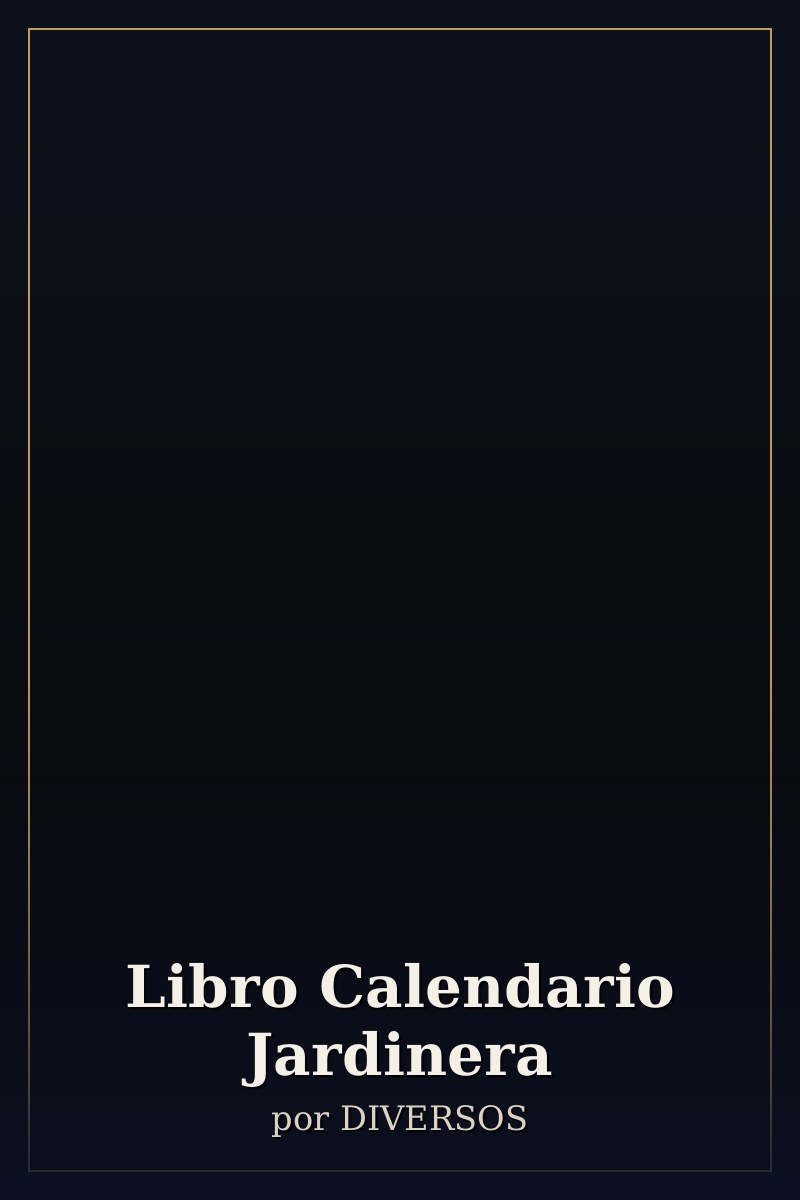 Capa de Libro Calendario Jardinera