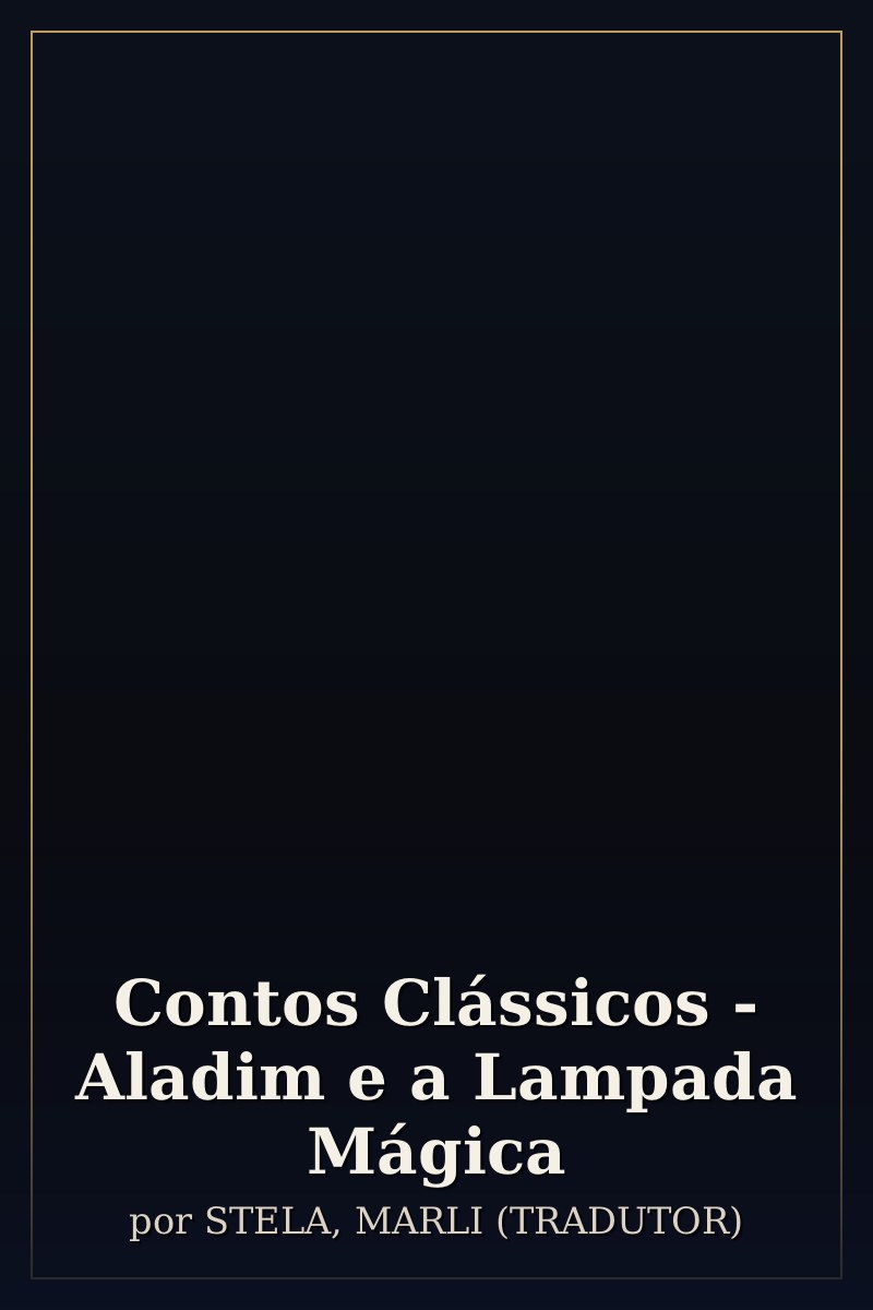 Capa de Contos Clássicos - Aladim e a Lampada Mágica