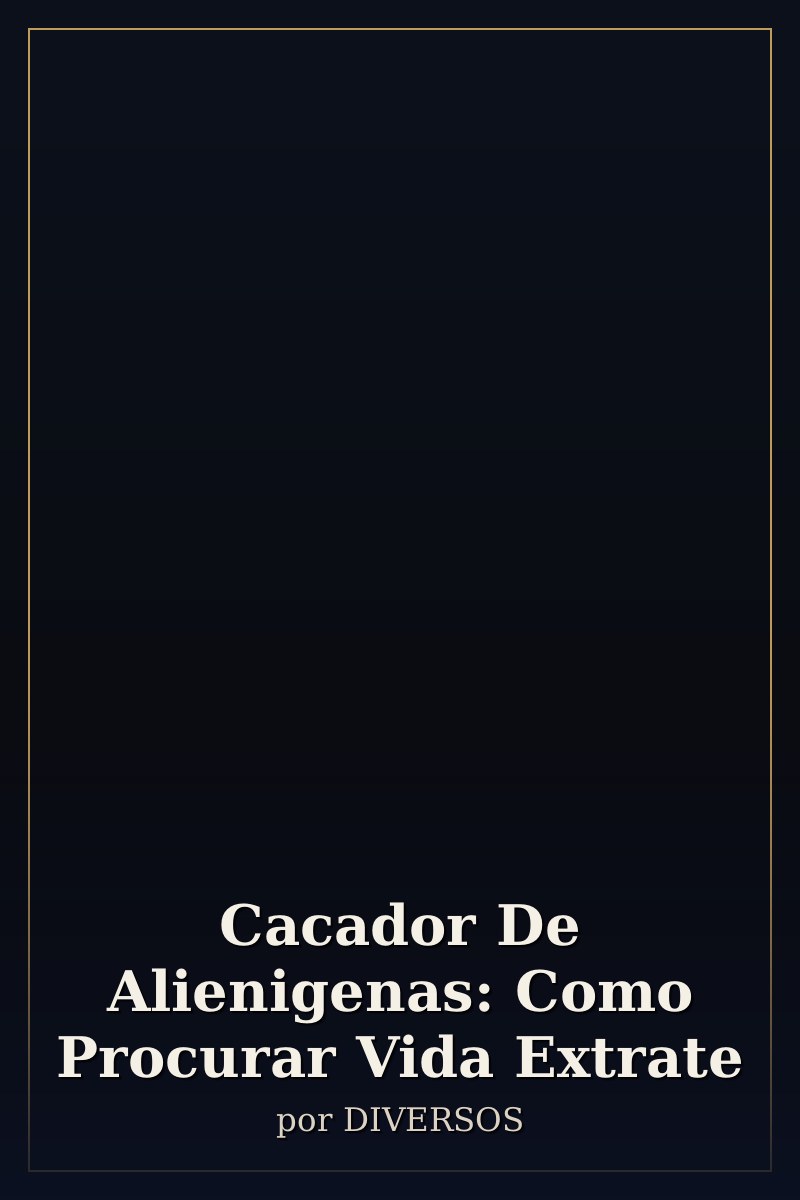 Capa de Cacador De Alienigenas: Como Procurar Vida Extrate