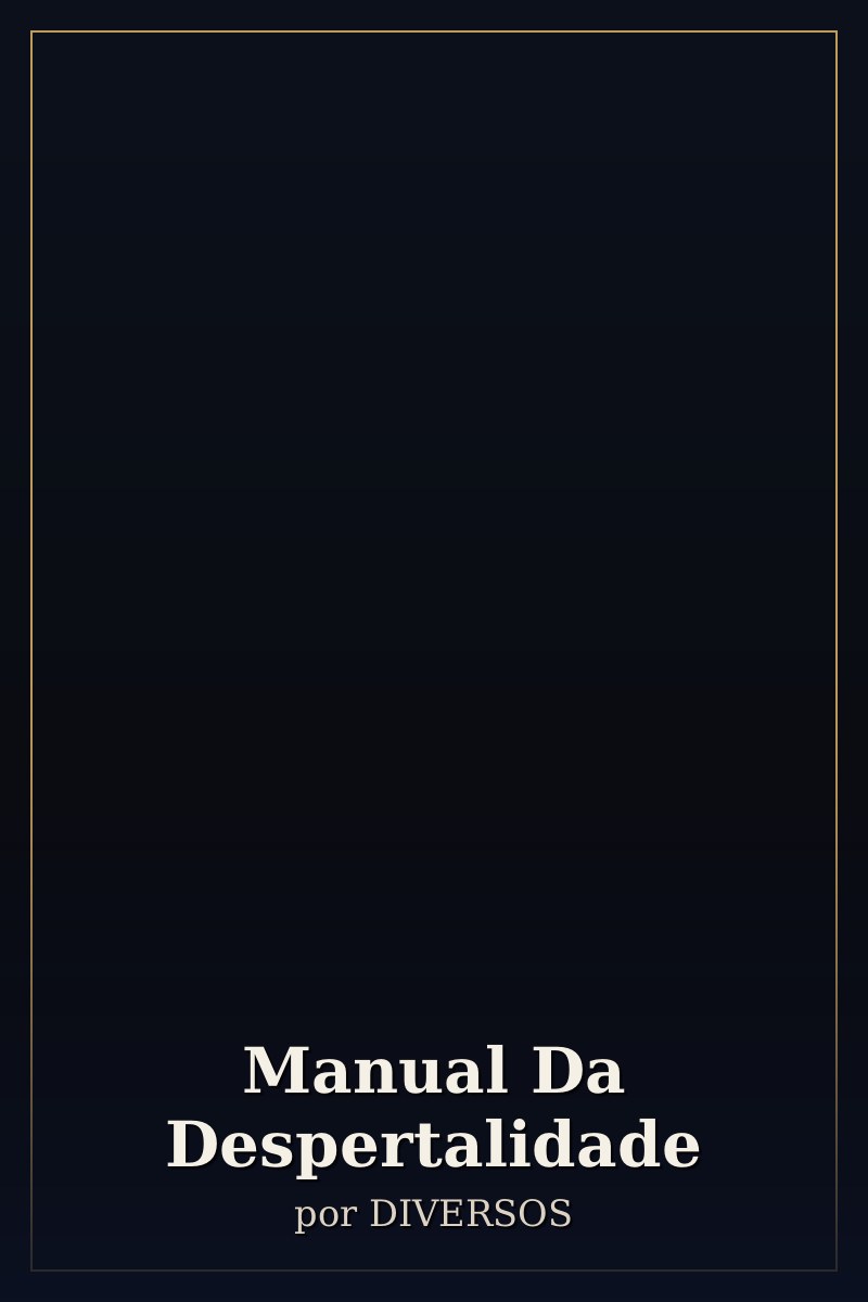 Capa de Manual Da Despertalidade