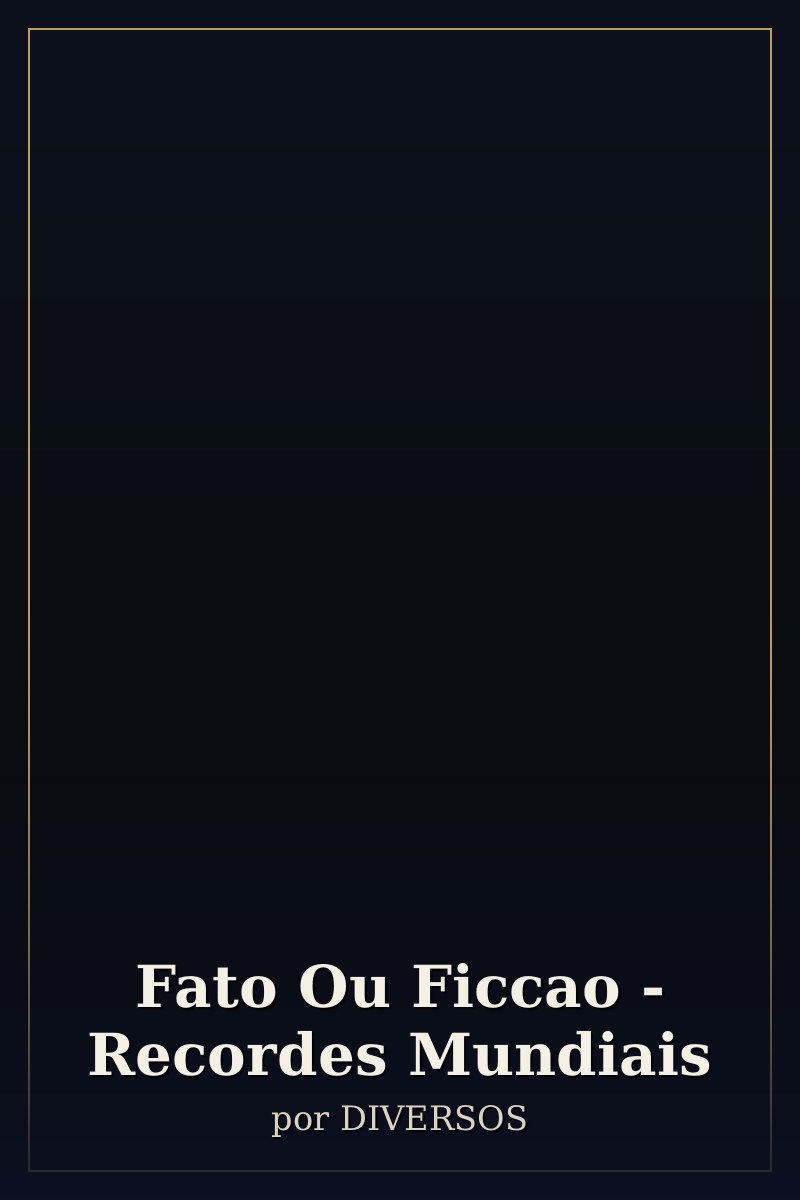 Capa de Fato Ou Ficcao - Recordes Mundiais