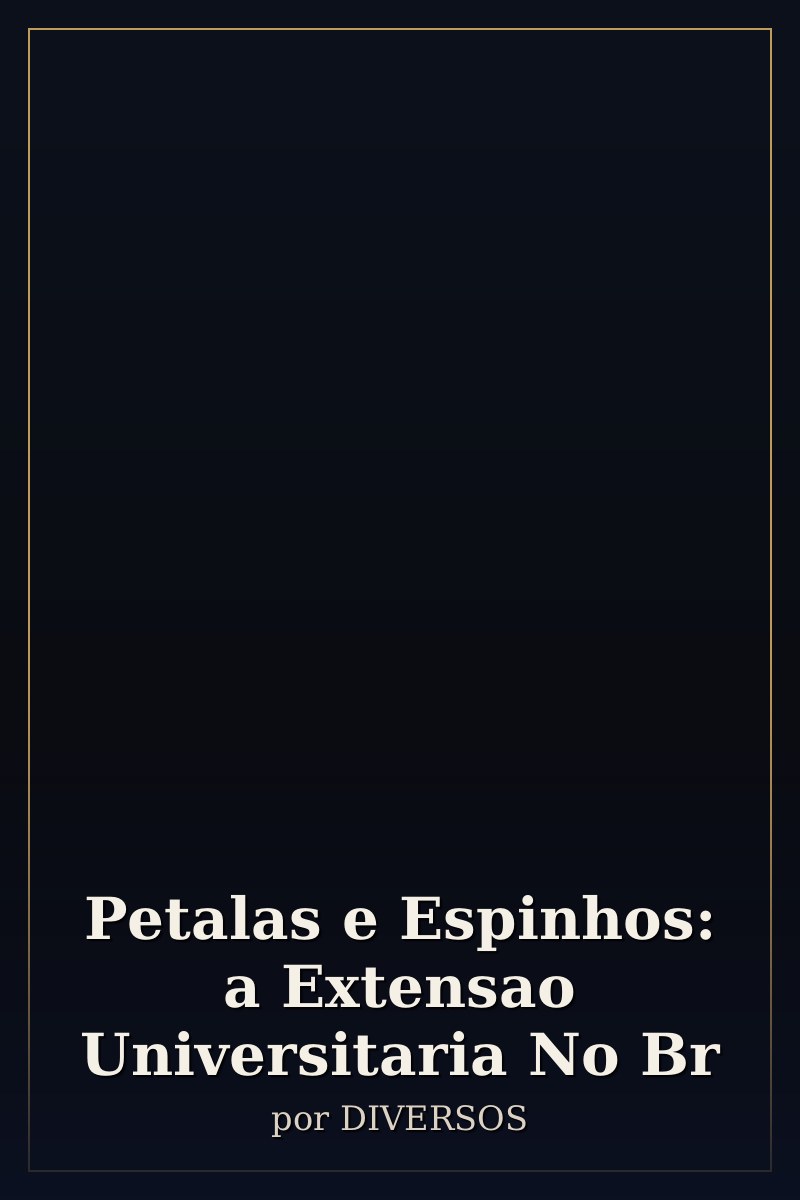 Capa de Petalas e Espinhos: a Extensao Universitaria No Br