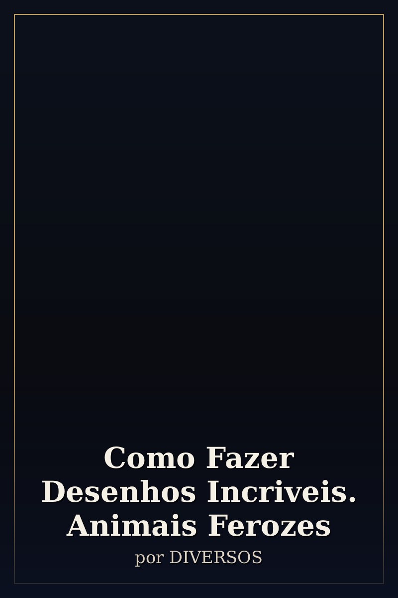 Capa de Como Fazer Desenhos Incriveis. Animais Ferozes
