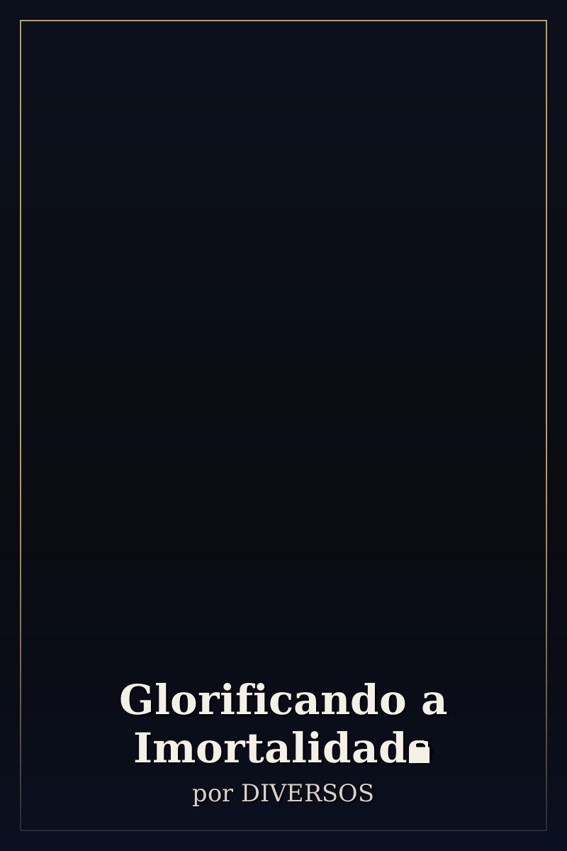 Capa de Glorificando a Imortalidade