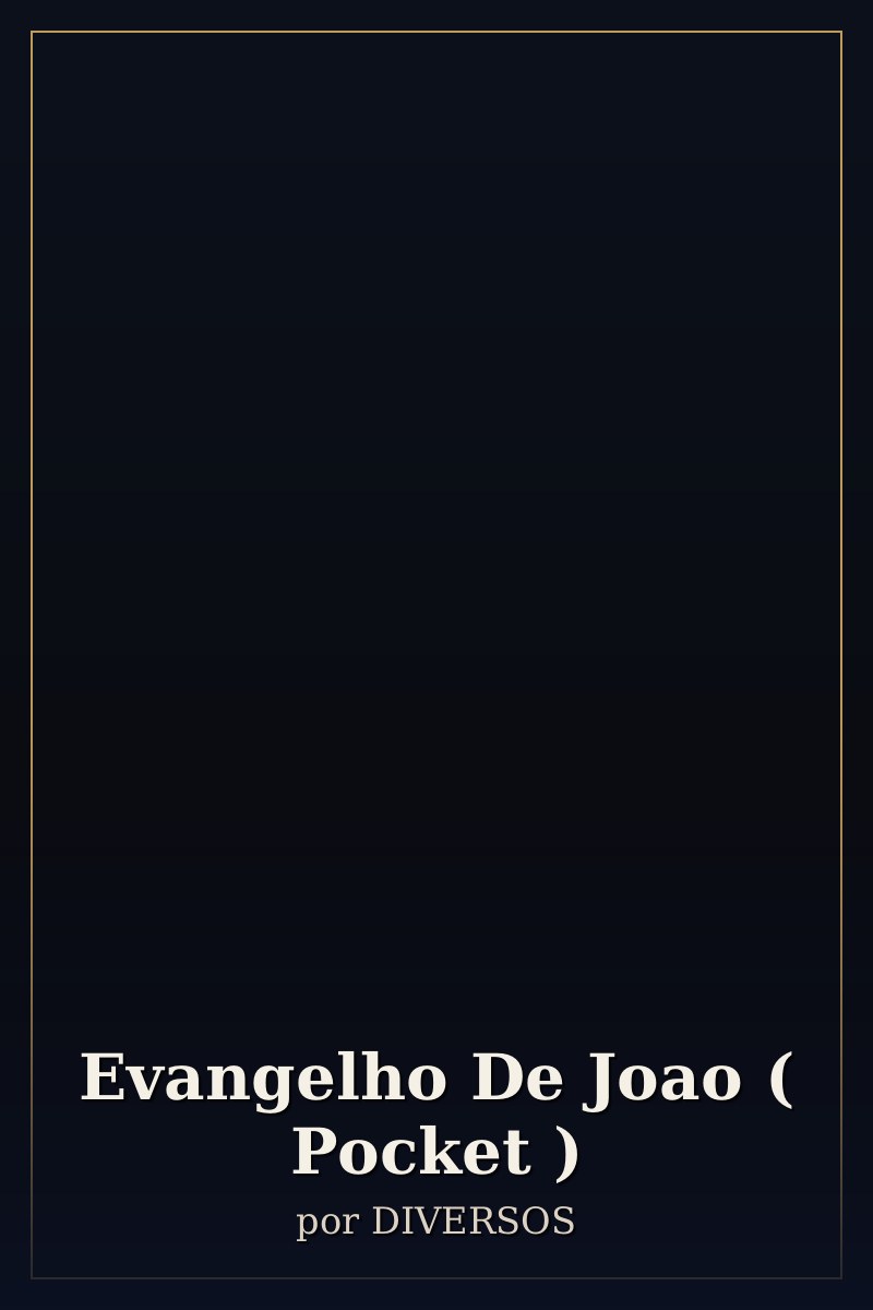 Capa de Evangelho De Joao ( Pocket )