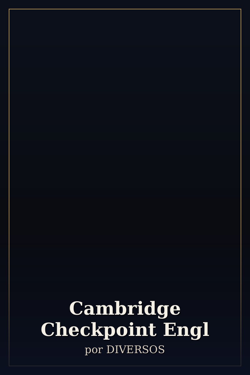 Capa de Cambridge Checkpoint Engl