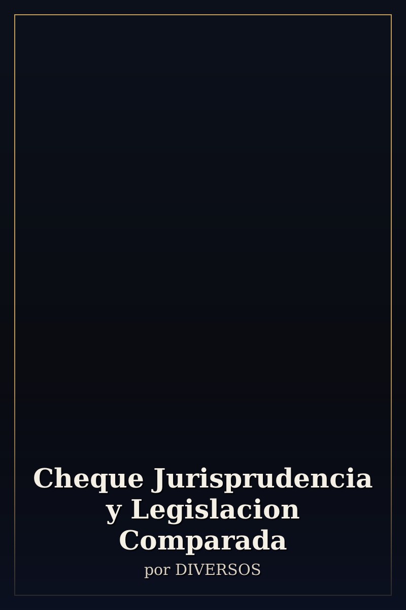 Capa de Cheque Jurisprudencia y Legislacion Comparada