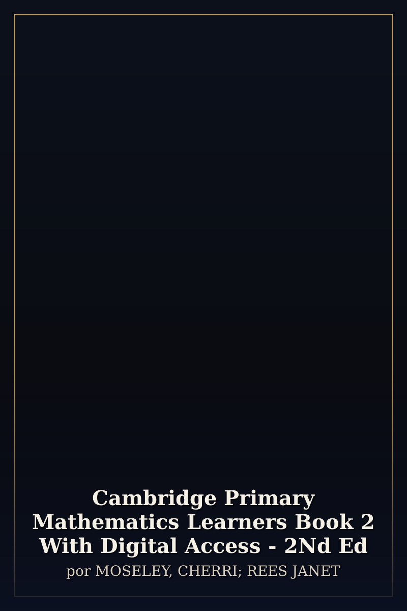 Capa de Cambridge Primary Mathematics Learners Book 2 With Digital Access - 2Nd Ed