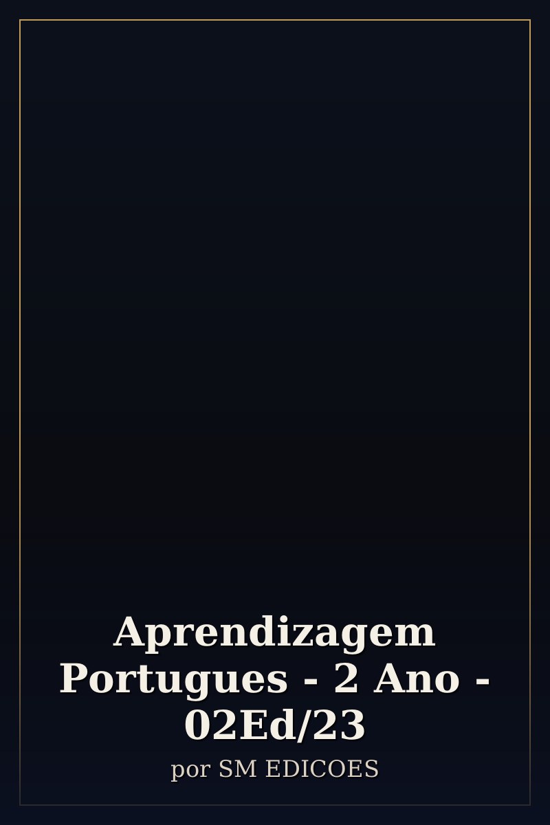 Capa de Aprendizagem Portugues - 2 Ano - 02Ed/23
