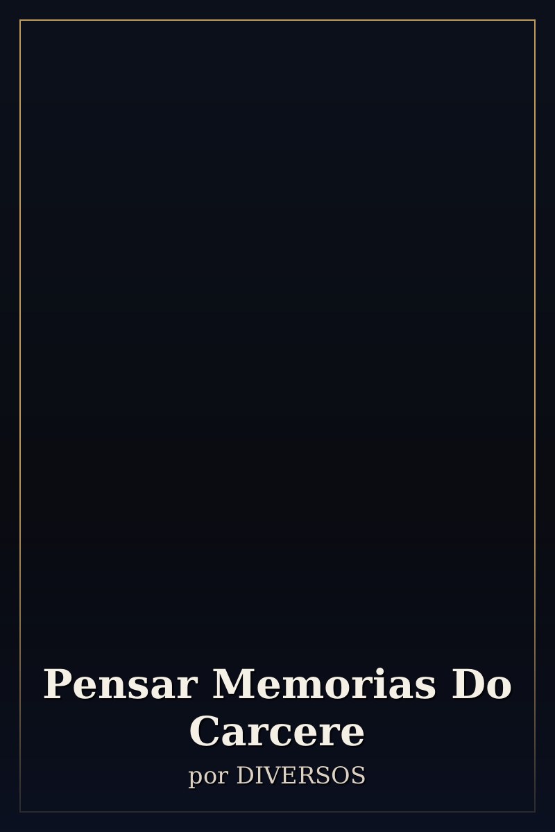 Capa de Pensar Memorias Do Carcere