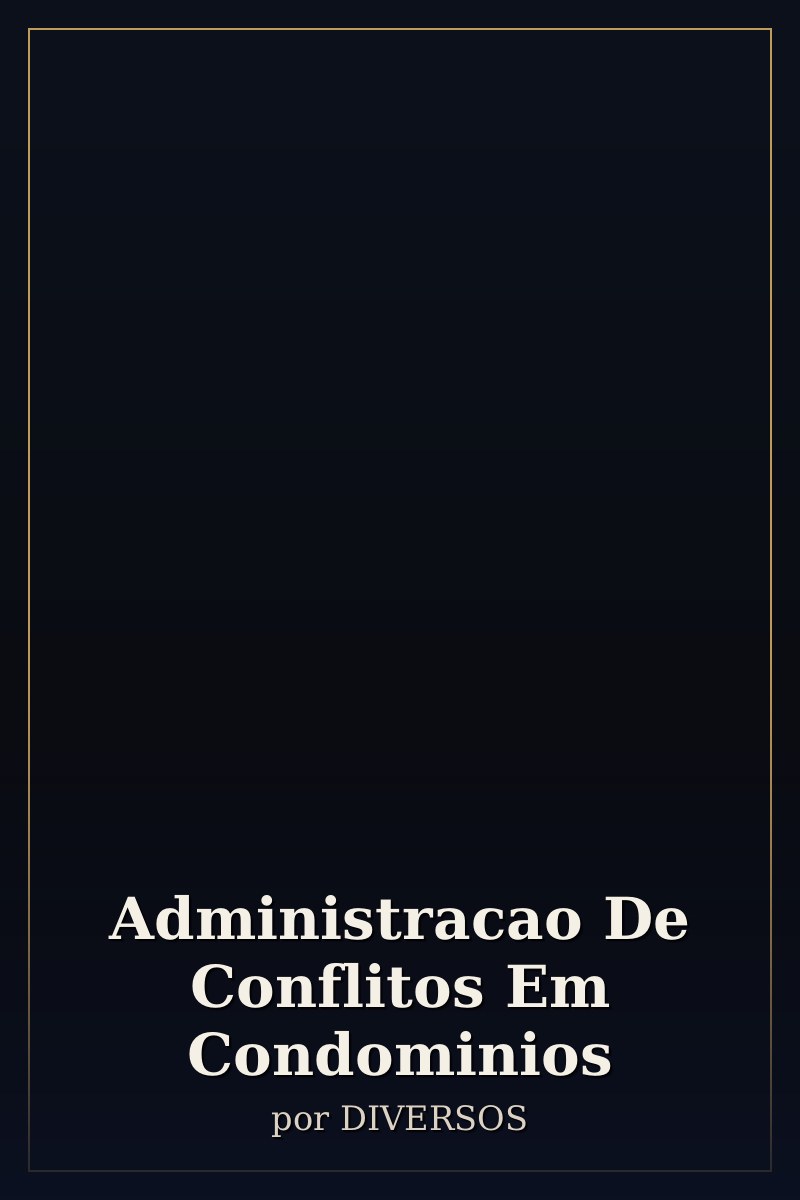Capa de Administracao De Conflitos Em Condominios