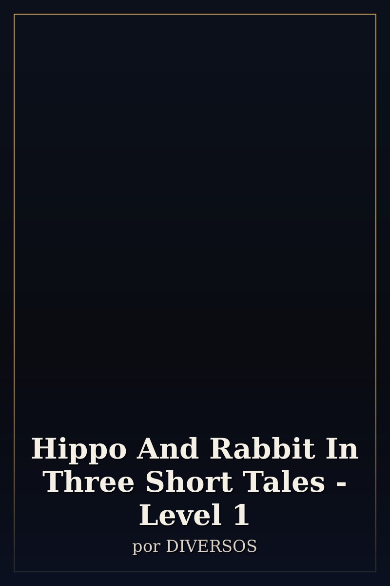 Capa de Hippo And Rabbit In Three Short Tales - Level 1