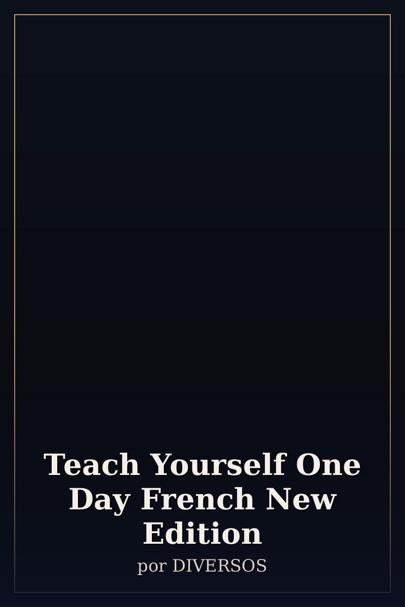 Capa de Teach Yourself One Day French New Edition