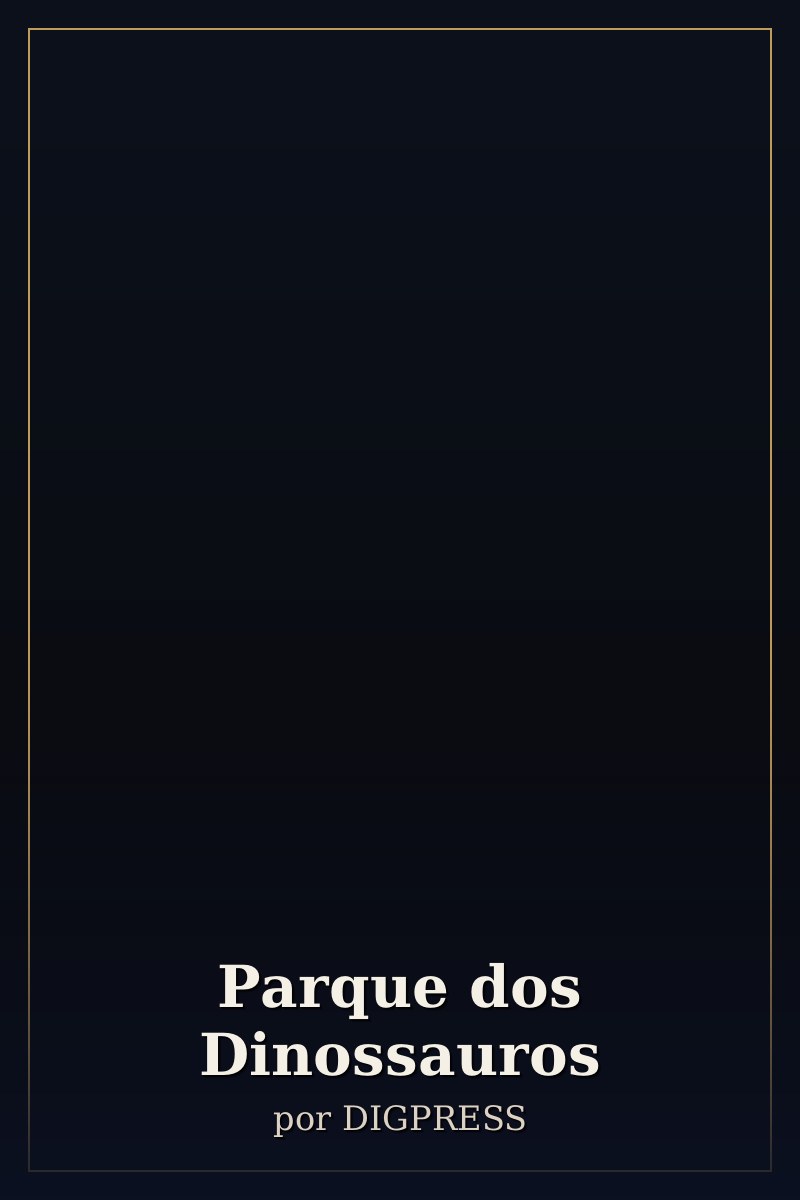 Capa de Parque dos Dinossauros