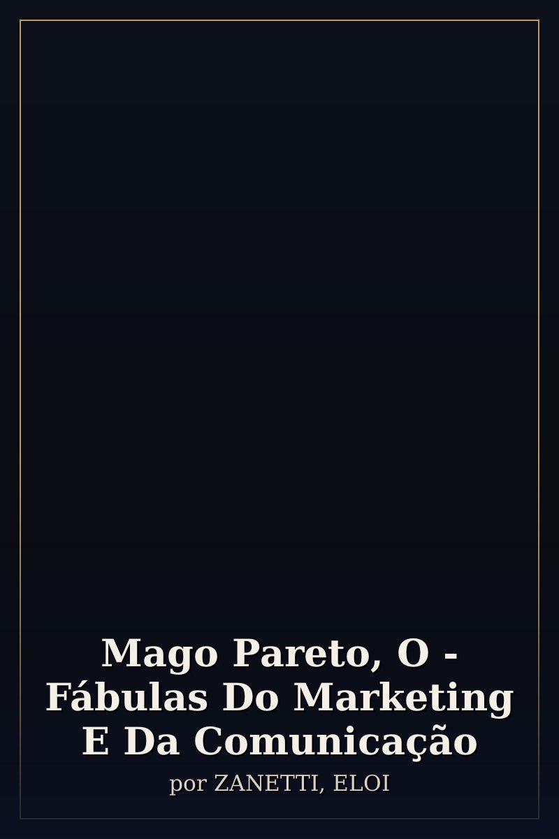 Capa de Mago Pareto, O - Fábulas Do Marketing E Da Comunicação