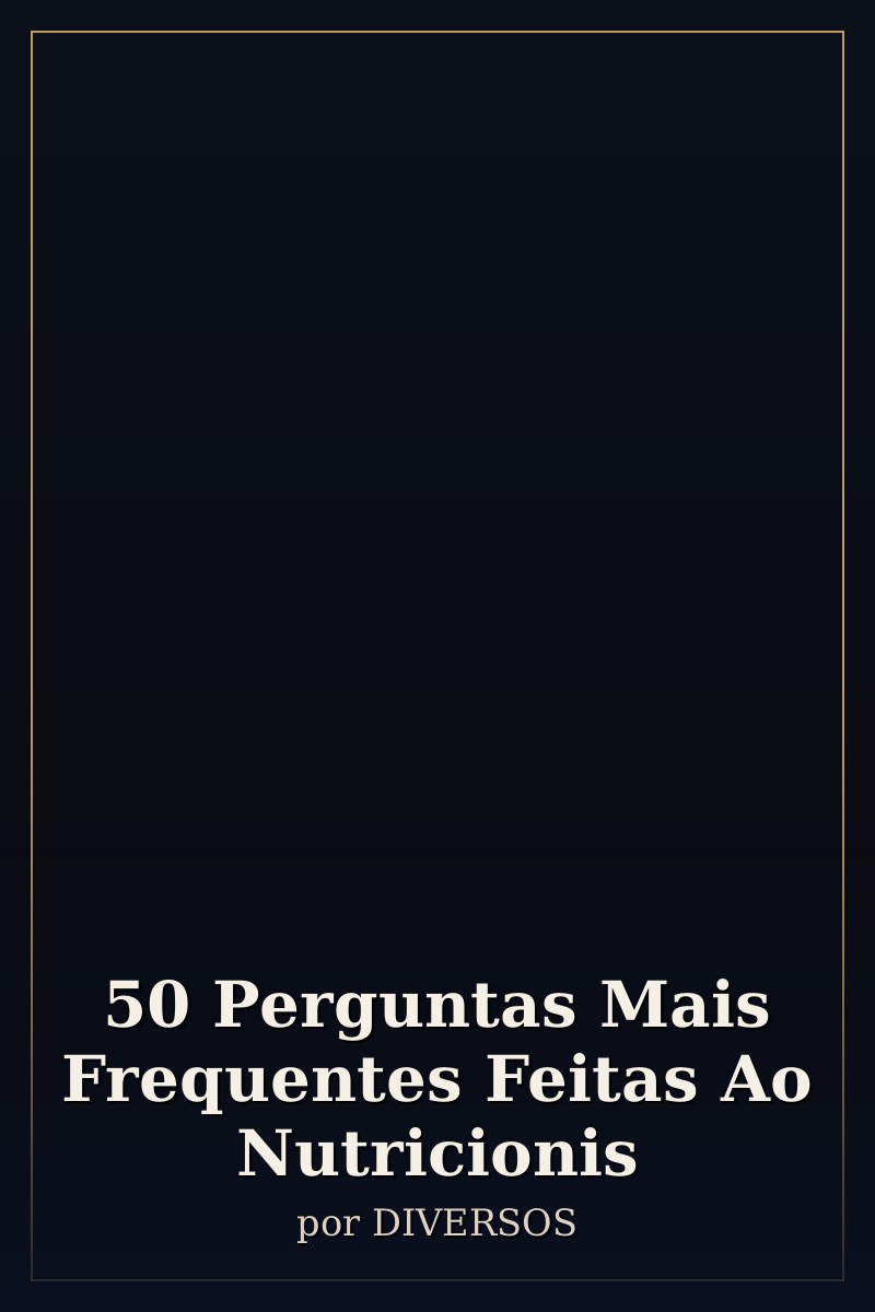 Capa de 50 Perguntas Mais Frequentes Feitas Ao Nutricionis
