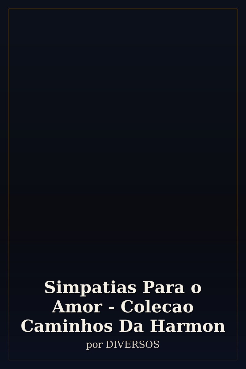 Capa de Simpatias Para o Amor - Colecao Caminhos Da Harmon