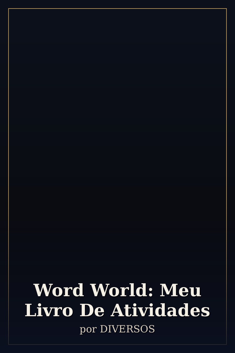 Capa de Word World: Meu Livro De Atividades