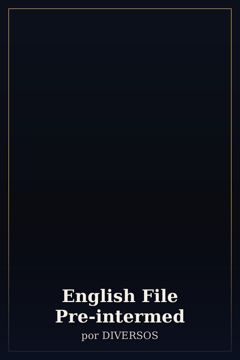 Capa de English File Pre-intermed