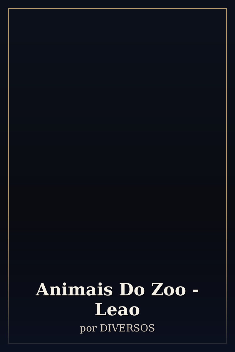 Capa de Animais Do Zoo - Leao