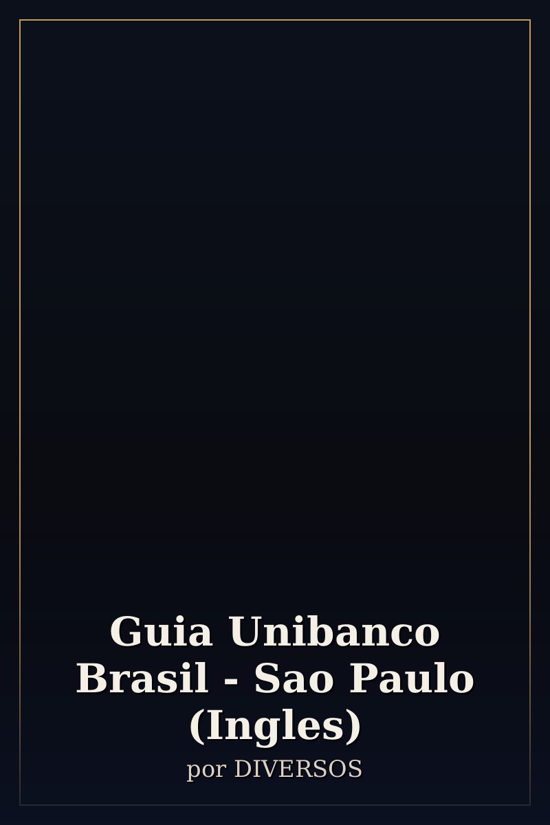 Capa de Guia Unibanco Brasil - Sao Paulo (Ingles)