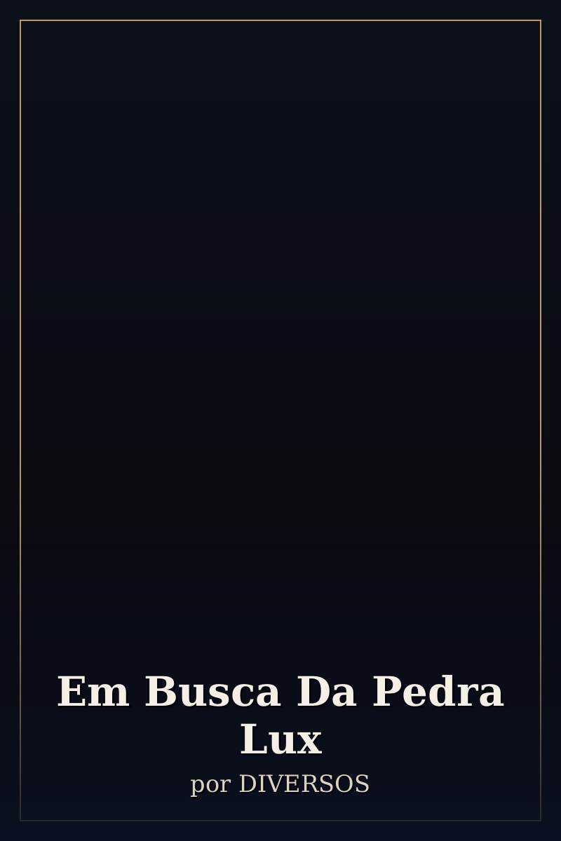 Capa de Em Busca Da Pedra Lux