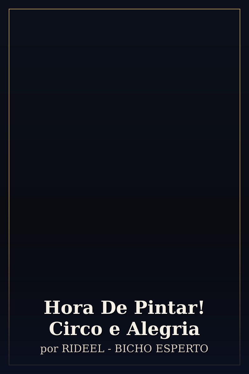 Capa de Hora De Pintar! Circo e Alegria