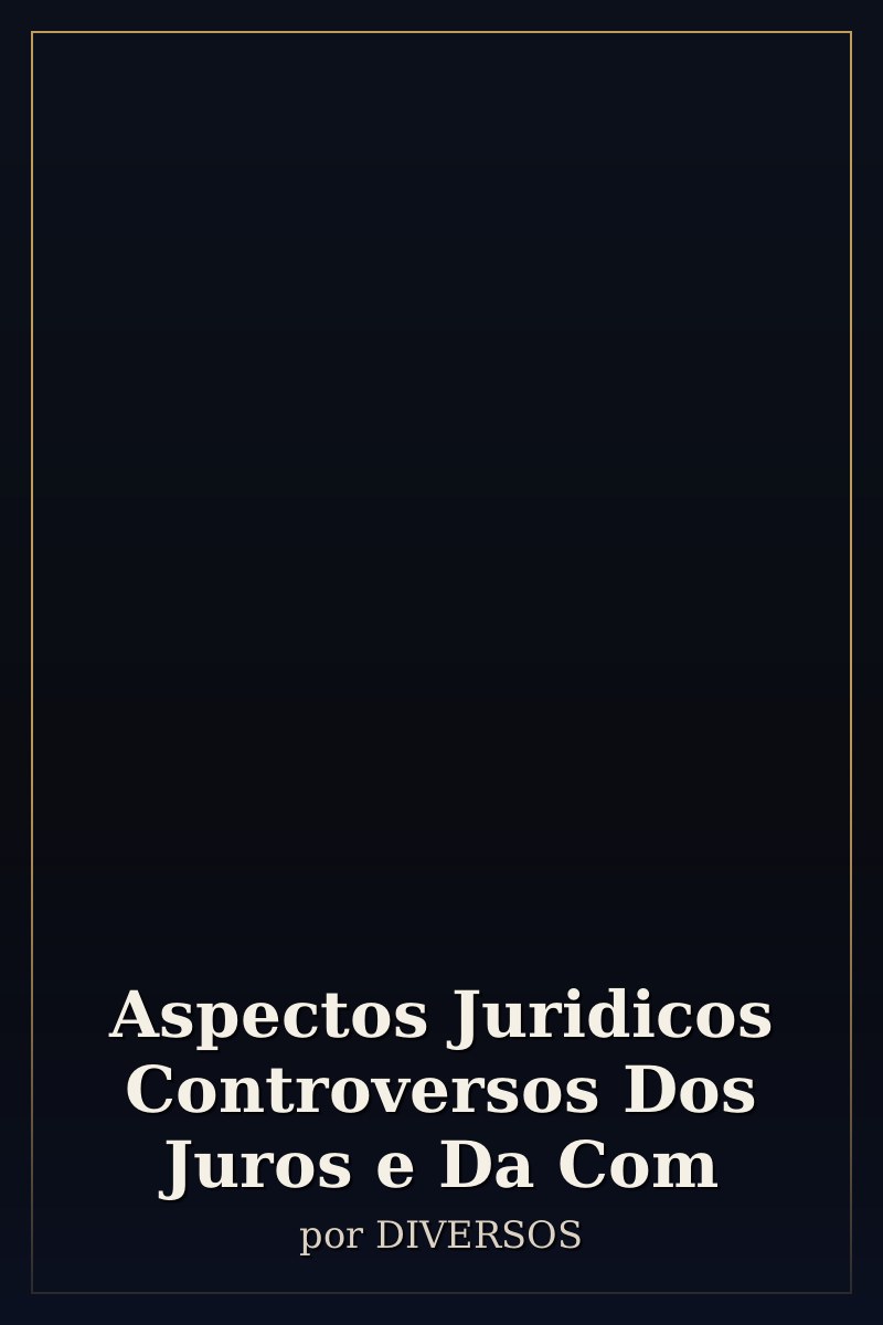 Capa de Aspectos Juridicos Controversos Dos Juros e Da Com
