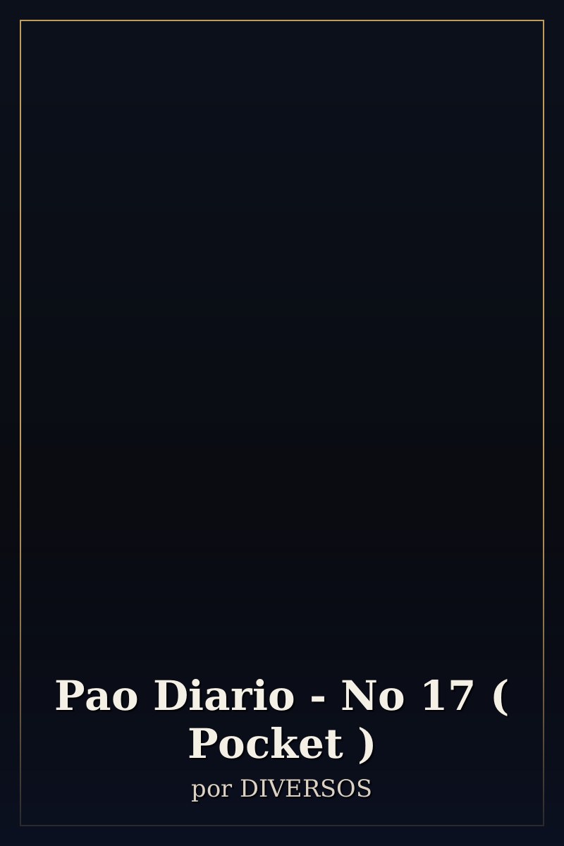 Capa de Pao Diario - No 17 ( Pocket )