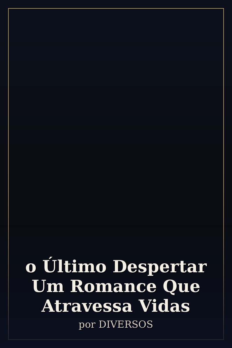 Capa de o Último Despertar Um Romance Que Atravessa Vidas