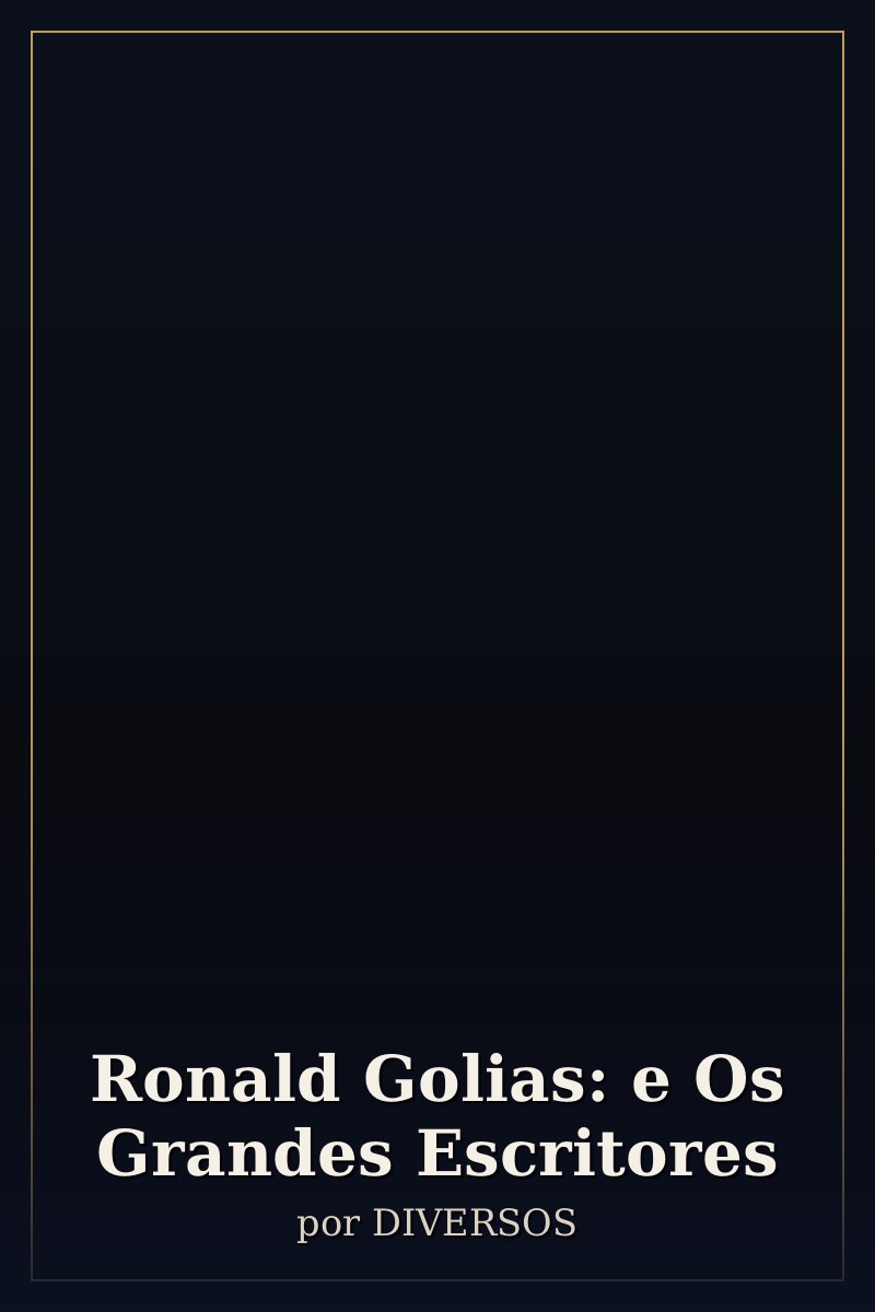 Capa de Ronald Golias: e Os Grandes Escritores