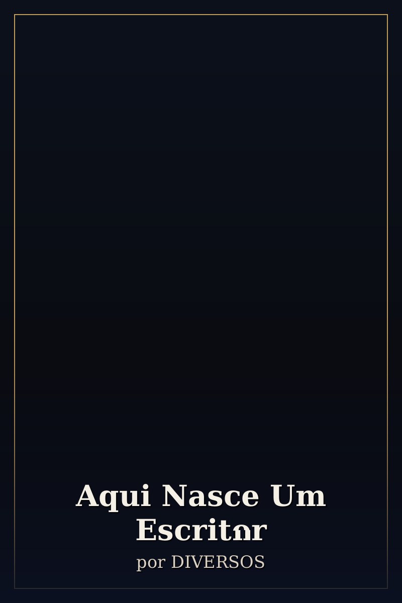 Capa de Aqui Nasce Um Escritor