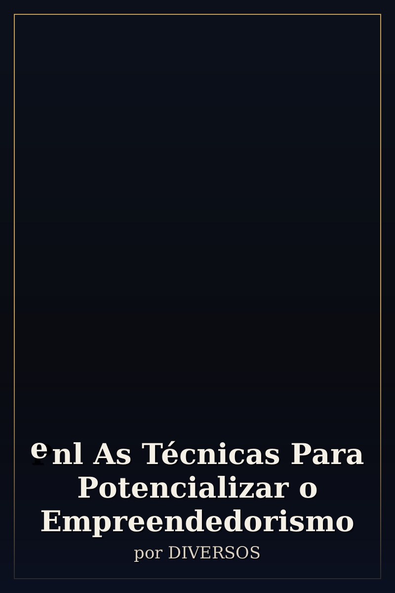 Capa de Pnl As Técnicas Para Potencializar o Empreendedorismo