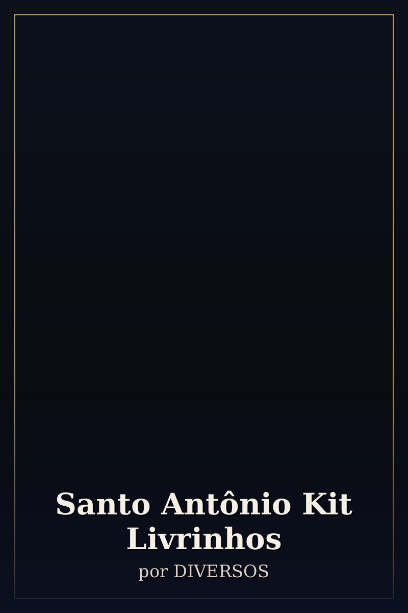 Capa de Santo Antônio Kit Livrinhos