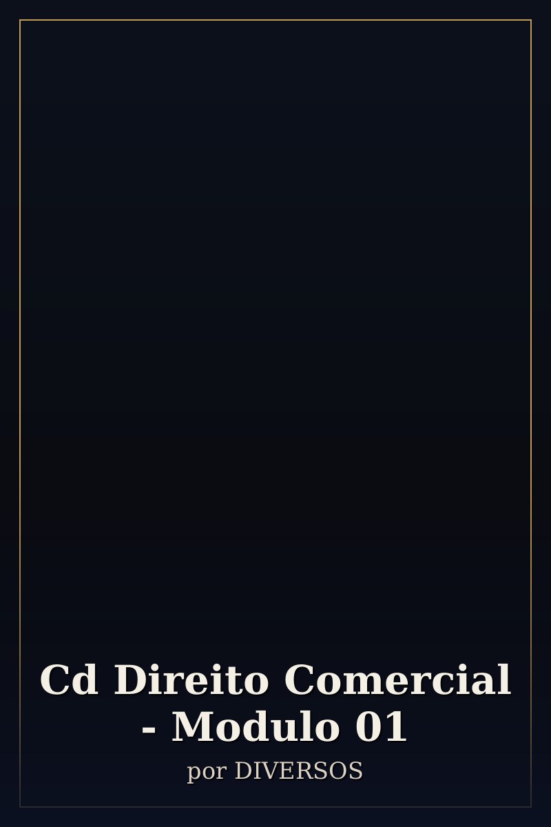 Capa de Cd Direito Comercial - Modulo 01