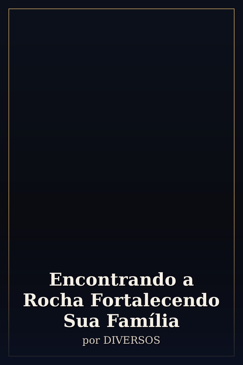 Capa de Encontrando a Rocha Fortalecendo Sua Família