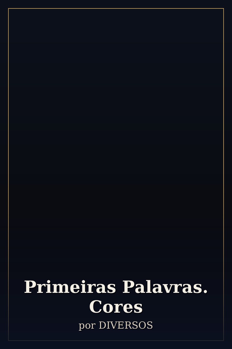 Capa de Primeiras Palavras. Cores