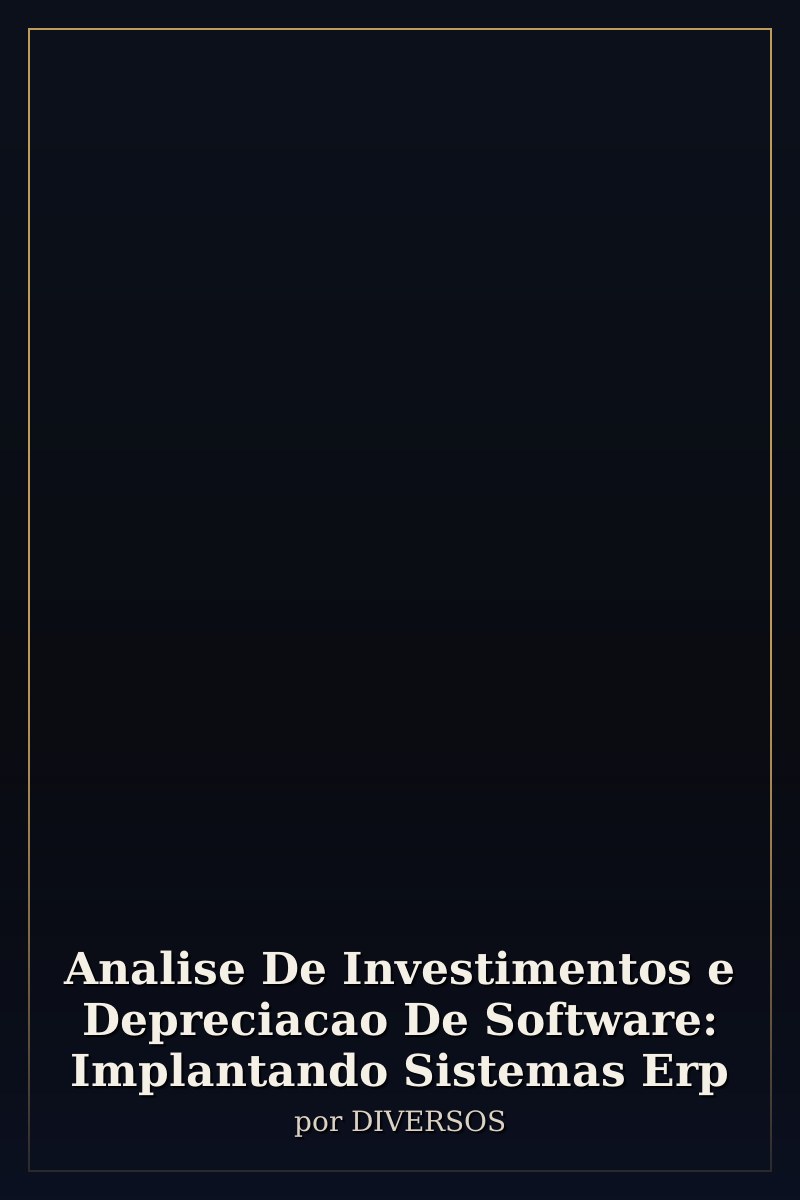 Capa de Analise De Investimentos e Depreciacao De Software: Implantando Sistemas Erp