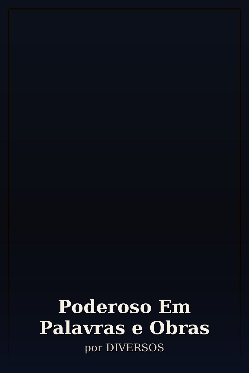 Capa de Poderoso Em Palavras e Obras