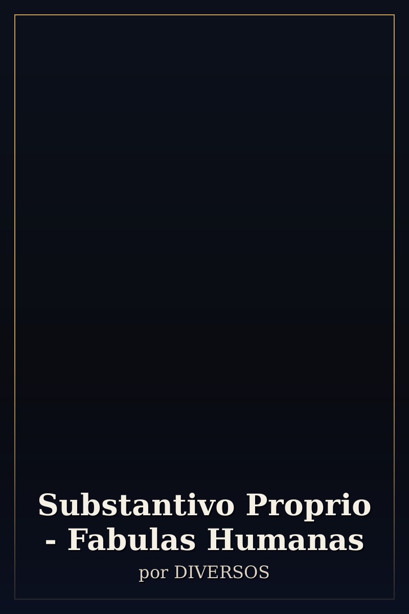 Capa de Substantivo Proprio - Fabulas Humanas